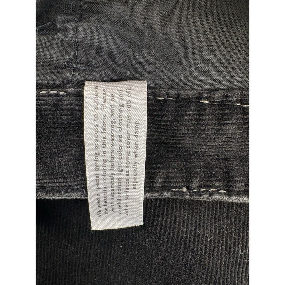 Eddie Bauer Black Corduroy Women’s Straight Leg Mid Rise Pants Size 8 - Picture 10 of 11